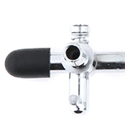 DECO NATURE VALVE M2 - Металлический кран для шланга 4 мм, 2 выхода, 1 шт.